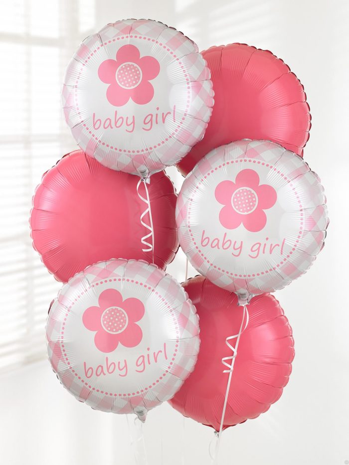 Pretty Baby Girl Balloon Bouquet
