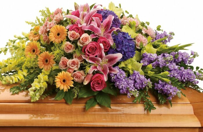 Garden of Sweet Memories Casket Spray