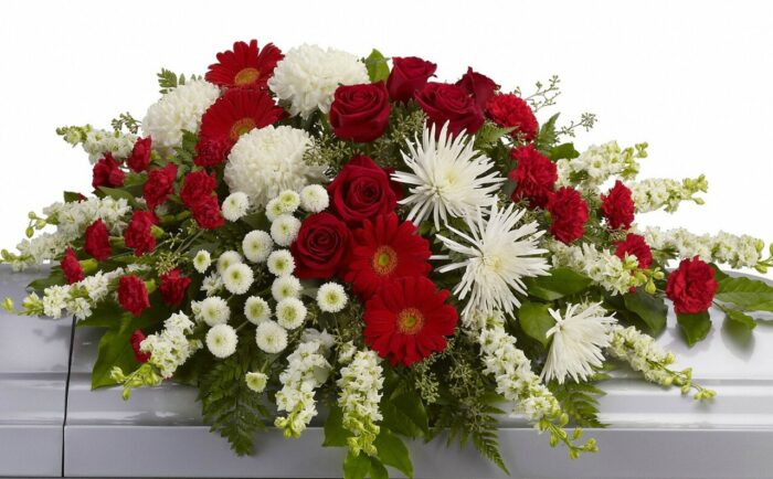 Love and Wisdom Casket Flowers