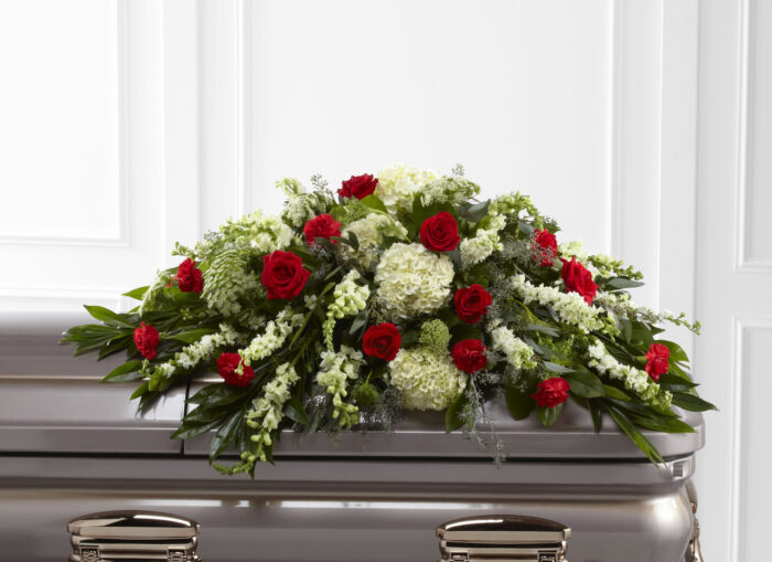 Love and Sincerity Casket Flowers