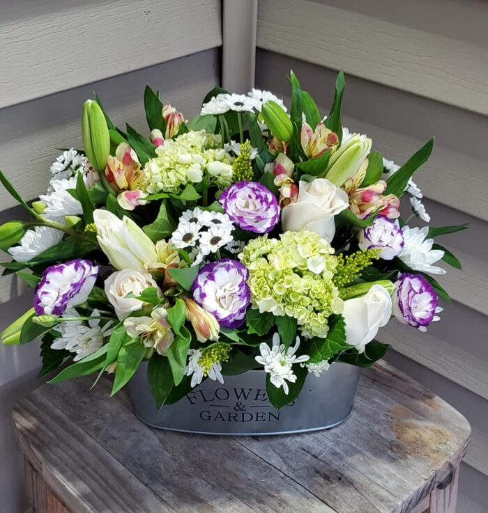 Mint Flower & Garden Tin