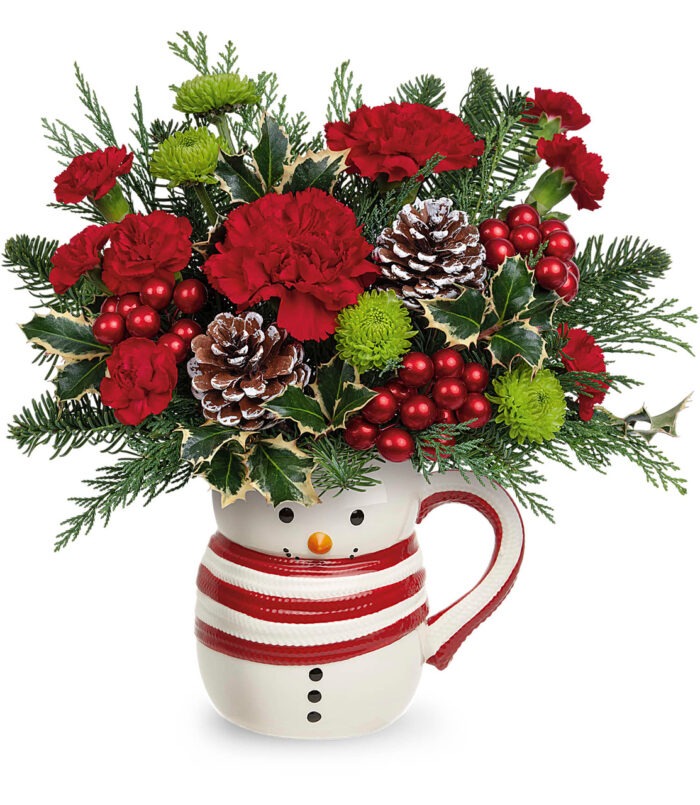 Snowman Frosty Bouquet