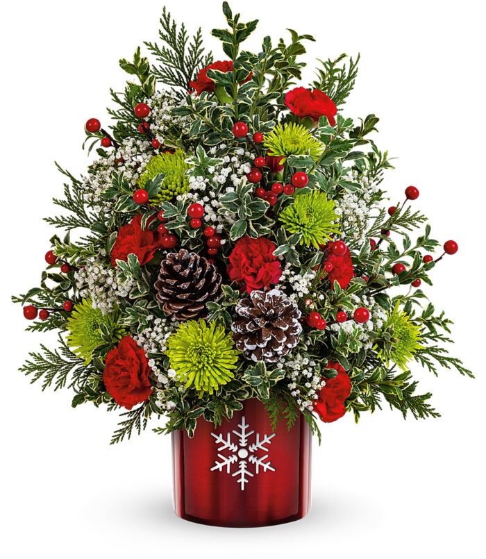Festive Snowflake Tree